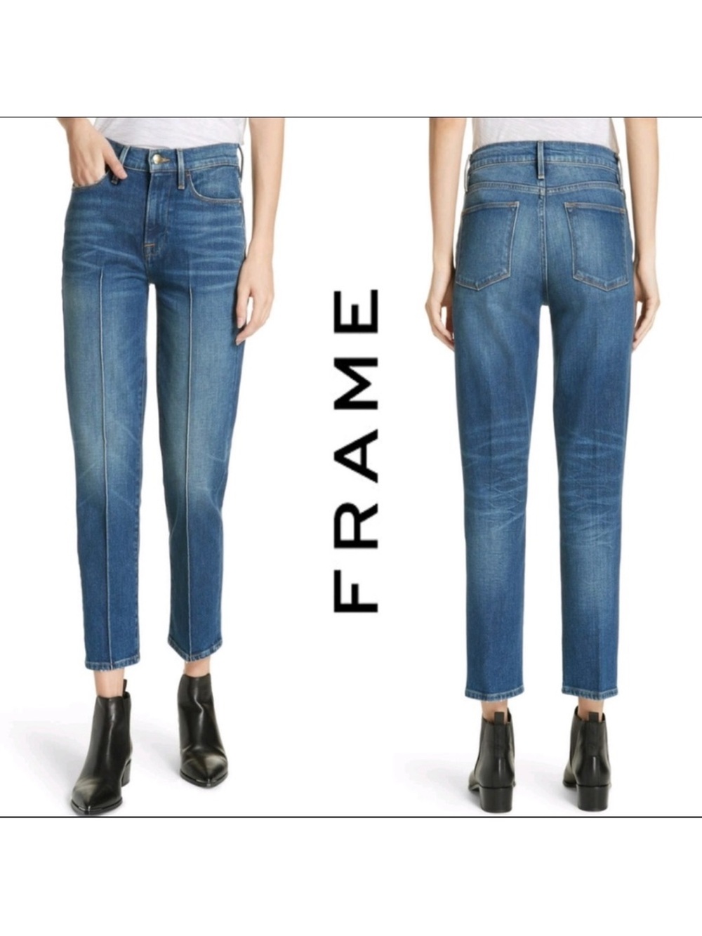 NWT Frame Le High Straight Jeans